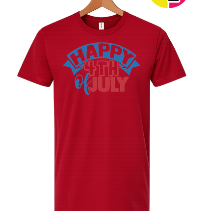 Happy 4th of July Banner Tee