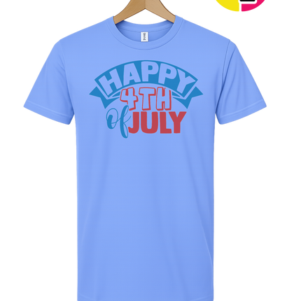 Happy 4th of July Banner Tee