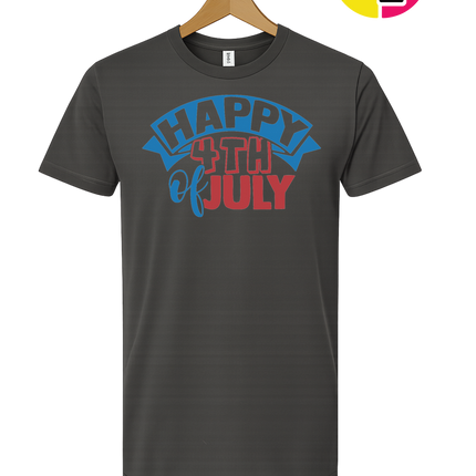 Happy 4th of July Banner Tee