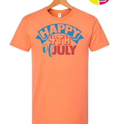 Happy 4th of July Banner Tee