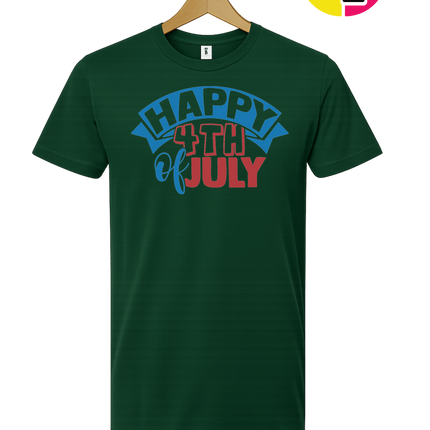 Happy 4th of July Banner Tee