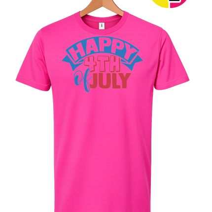Happy 4th of July Banner Tee