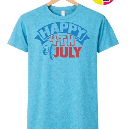 Happy 4th of July Banner Tee