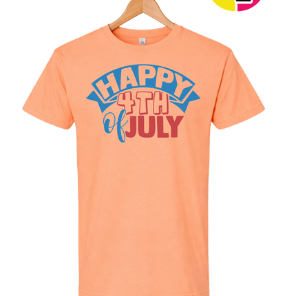 Happy 4th of July Banner Tee