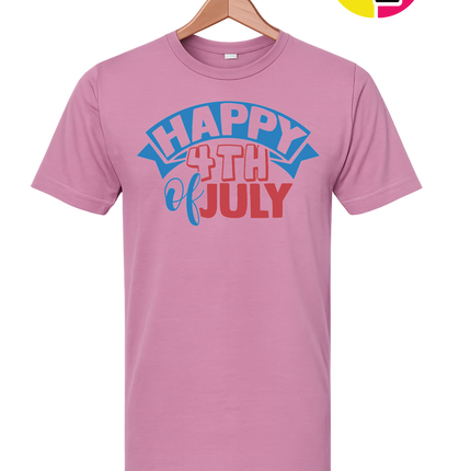 Happy 4th of July Banner Tee