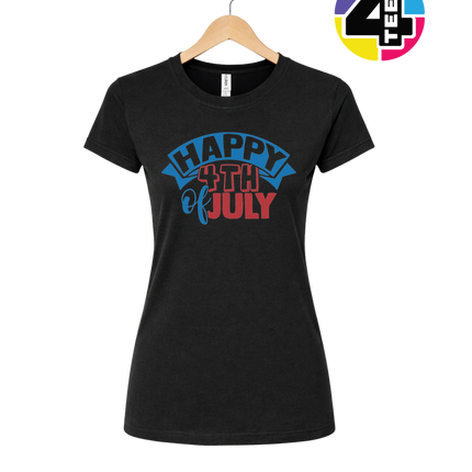 Happy 4th of July Banner Women's Tee