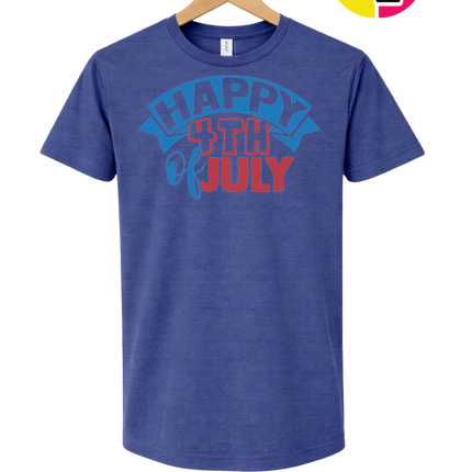 Happy 4th of July Banner Tee