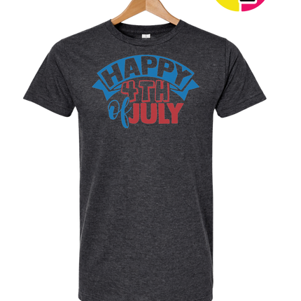 Happy 4th of July Banner Tee