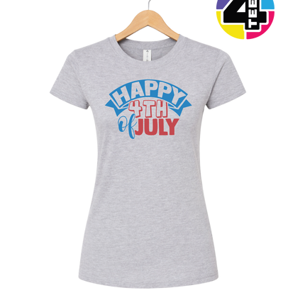 Happy 4th of July Banner Women's Tee