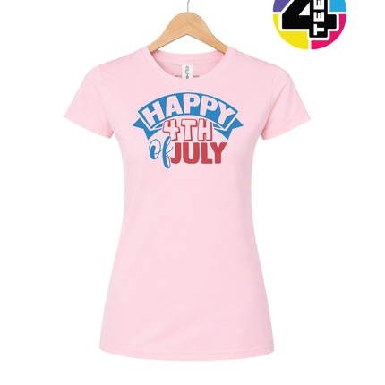 Happy 4th of July Banner Women's Tee