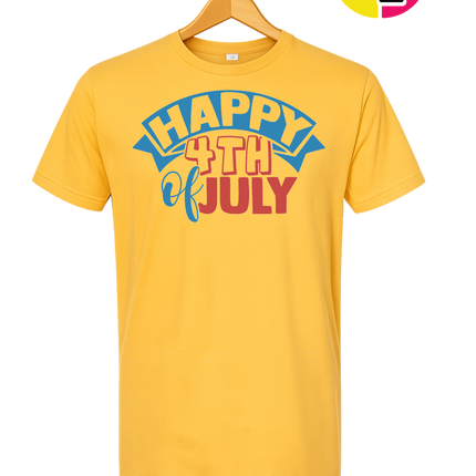 Happy 4th of July Banner Tee