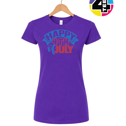 Happy 4th of July Banner Women's Tee