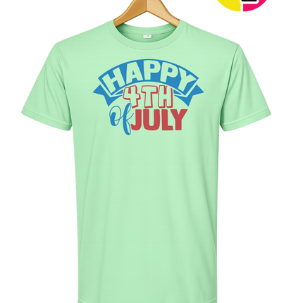 Happy 4th of July Banner Tee