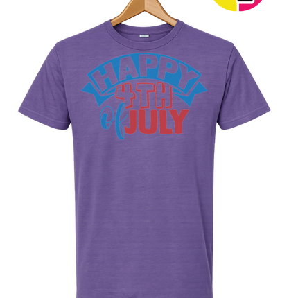 Happy 4th of July Banner Tee