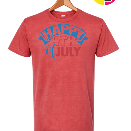Happy 4th of July Banner Tee