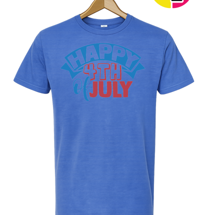 Happy 4th of July Banner Tee