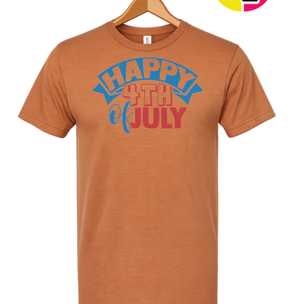 Happy 4th of July Banner Tee