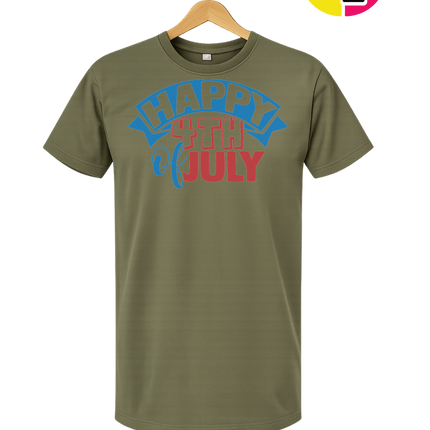 Happy 4th of July Banner Tee