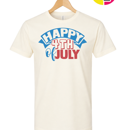Happy 4th of July Banner Tee