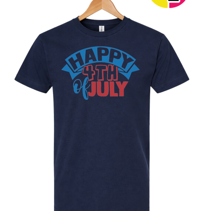 Happy 4th of July Banner Tee