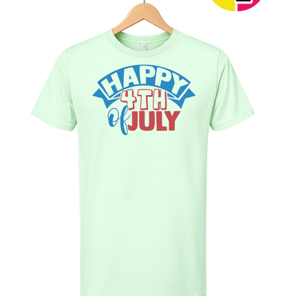 Happy 4th of July Banner Tee