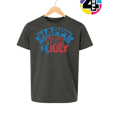 Happy 4th of July Banner Youth Tee