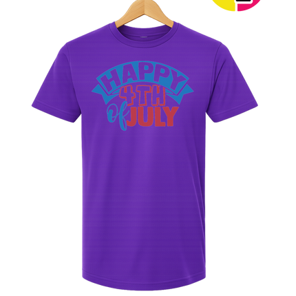 Happy 4th of July Banner Tee