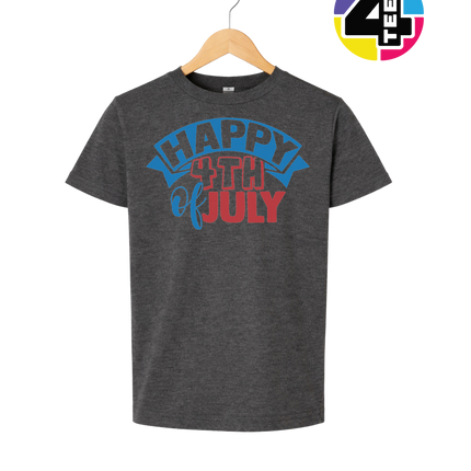 Happy 4th of July Banner Youth Tee