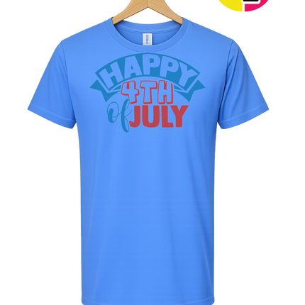 Happy 4th of July Banner Tee