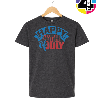 Happy 4th of July Banner Youth Tee