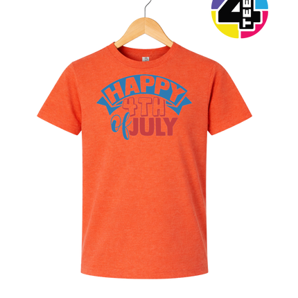 Happy 4th of July Banner Youth Tee
