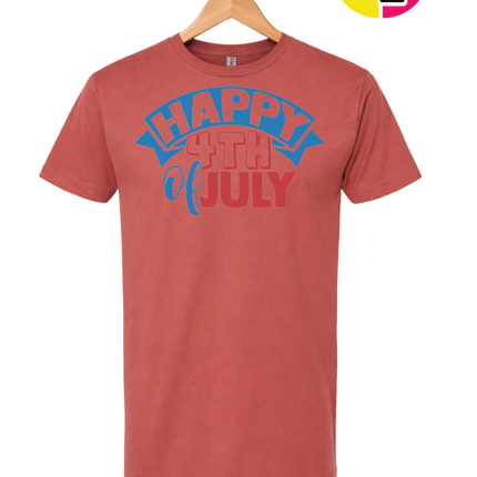 Happy 4th of July Banner Tee
