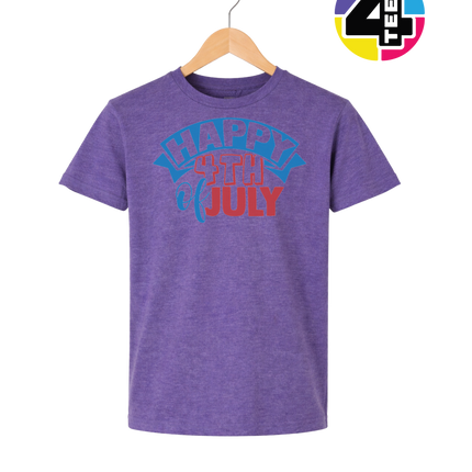 Happy 4th of July Banner Youth Tee