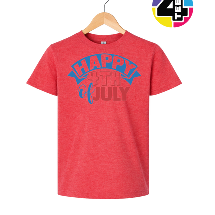 Happy 4th of July Banner Youth Tee