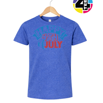 Happy 4th of July Banner Youth Tee