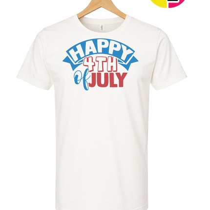 Happy 4th of July Banner Tee