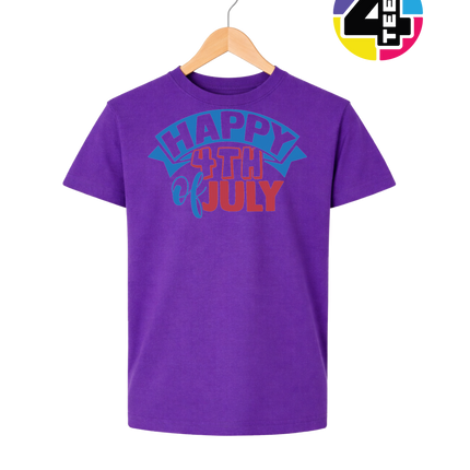 Happy 4th of July Banner Youth Tee
