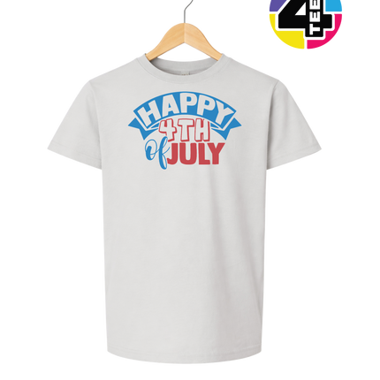 Happy 4th of July Banner Youth Tee