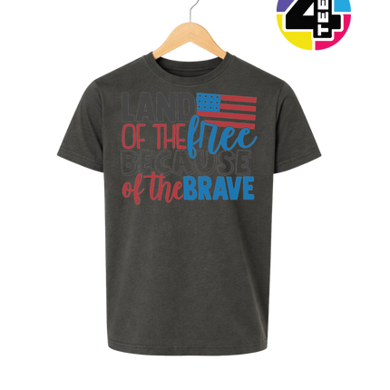 Land of the Free Brave Youth Tee