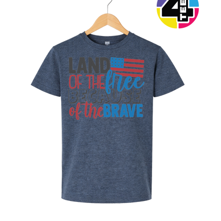 Land of the Free Brave Youth Tee