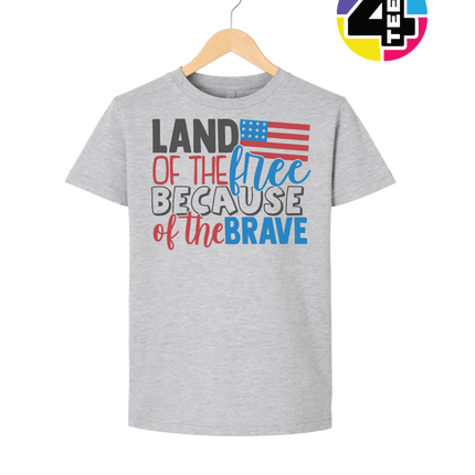 Land of the Free Brave Youth Tee