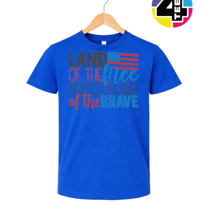 Land of the Free Brave Youth Tee