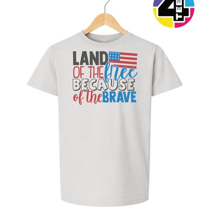 Land of the Free Brave Youth Tee