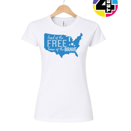 Land of the Free Home of the Brave Women's Tee