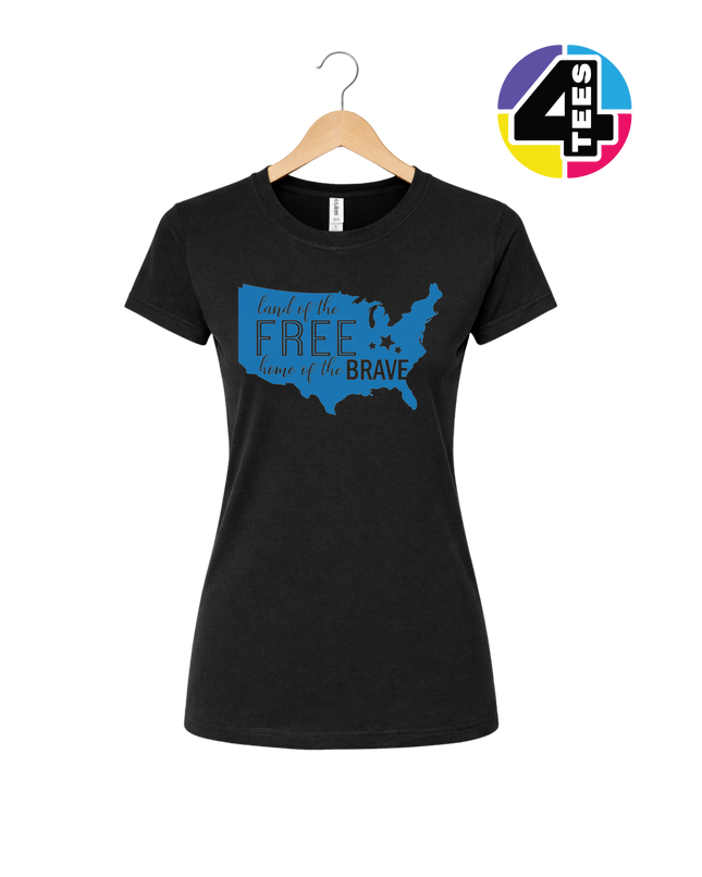 Land of the Free Home of the Brave Women's Tee