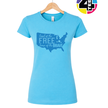 Land of the Free Home of the Brave Women's Tee