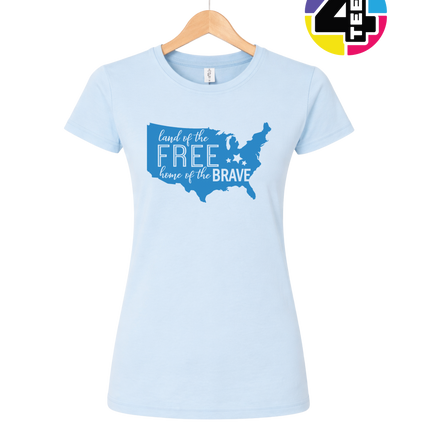 Land of the Free Home of the Brave Women's Tee