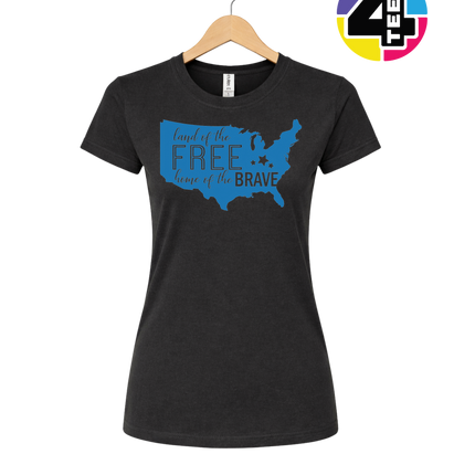 Land of the Free Home of the Brave Women's Tee