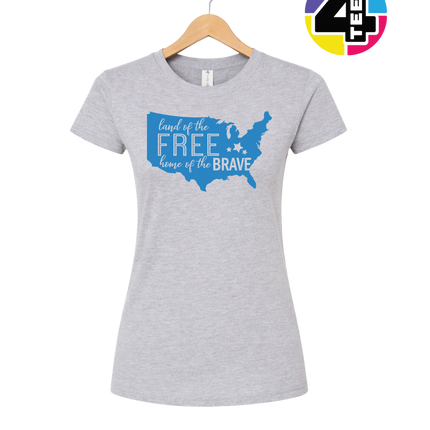 Land of the Free Home of the Brave Women's Tee