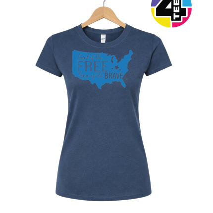 Land of the Free Home of the Brave Women's Tee